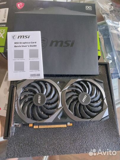 Видеокарта MSI RTX3050 ventus 2X 8G OC