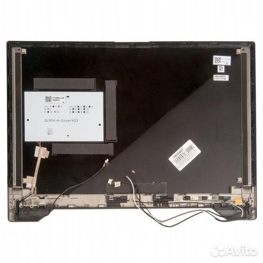 Крышка матрицы для Asus GL504 черная,металлическая