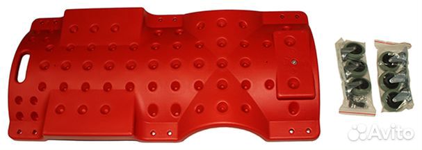 Лежак подкатной пластиковый 6 колес