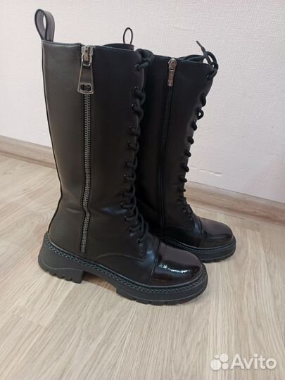 Сапоги на девочку 35