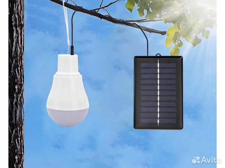 Энергосберегающая лампа на солнечной батарее