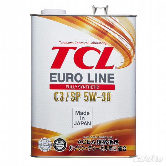 Масло моторное TCL Euro Line C3/SP 5W-30 (4 л)