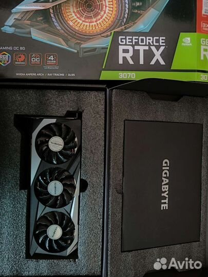 Видеокарта Gigabyte RTX 3070 Gaming OC 8гб