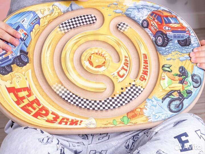 Балансборд детский с лабиринтом