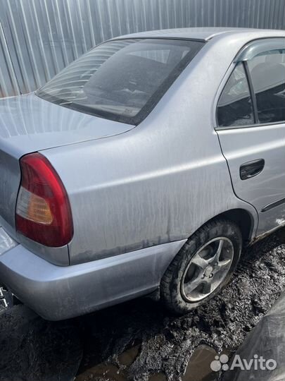 Бампер задний Хендай Акцент тагаз (86610-25000)