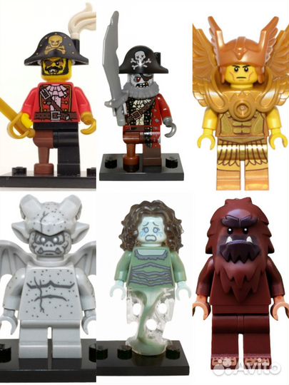 Lego минифигурки из разных серий