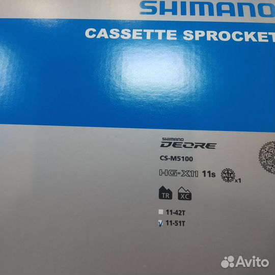 Кассета 11 скоростей shimano, в ассортименте