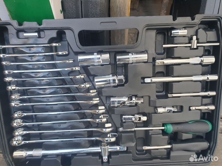 Набор инструментов головки ключи 216 придметов