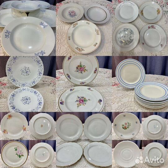 Тарелочки фарфор СССР