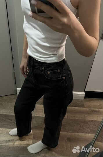 Прямые джинсы zara