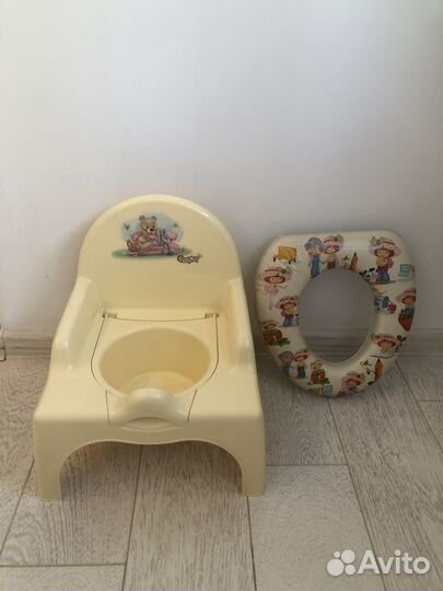 Детский горшок и накладка на унитаз
