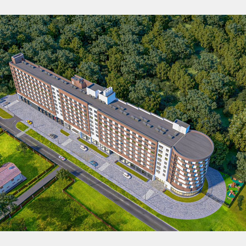 Апартаменты-студия, 27,1 м², 6/6 эт.