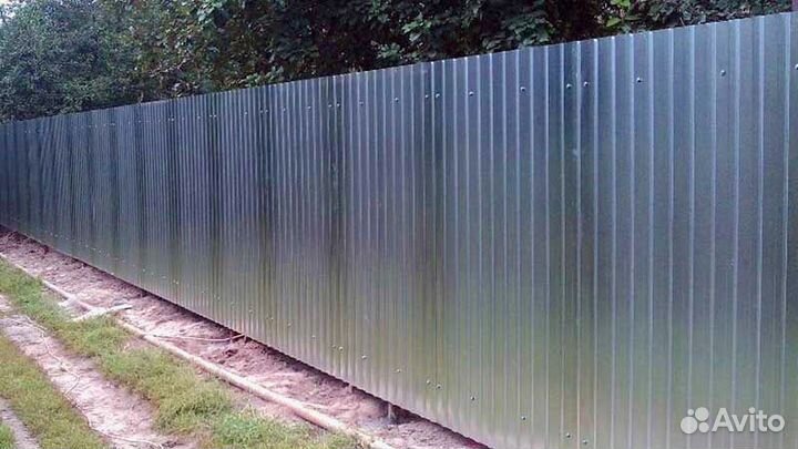 Заборы из профнастила