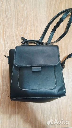 Рюкзак-сумка экокожа