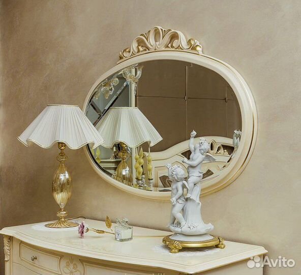 Зеркало рама массив дерева Миассмебель Флориана