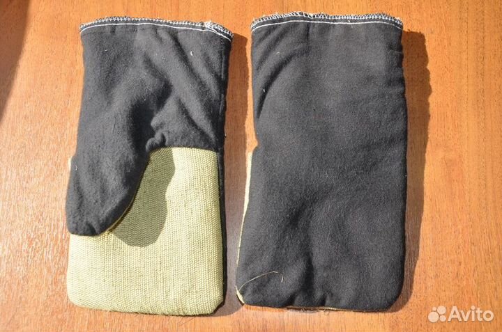 Рукавицы Х/Б утепленные с брезентовым наладонником