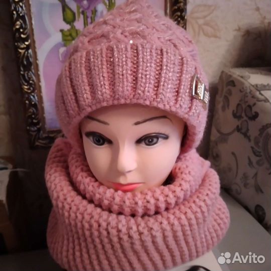 Шапка женская вязанная