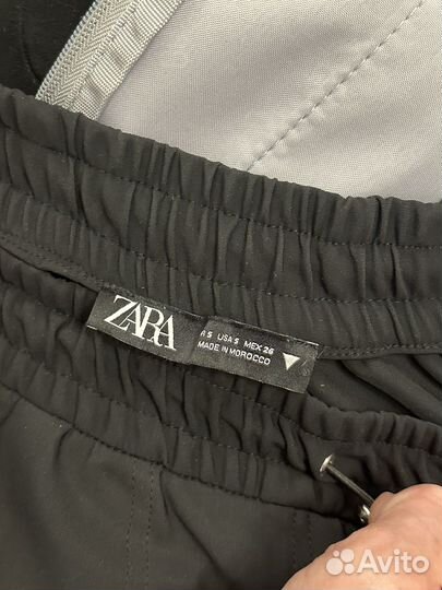 Юбка карго миди zara