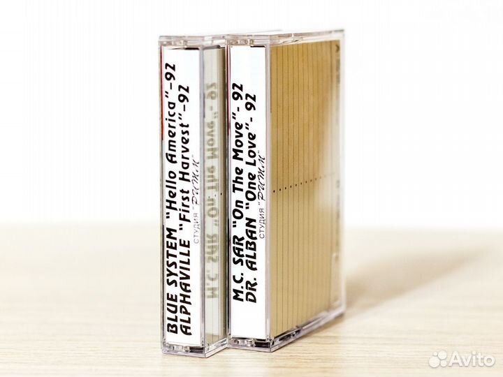 Кассеты Студийные TDK D-90 с записью / Раритет