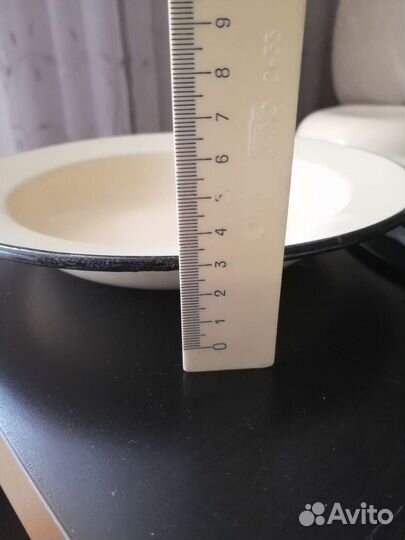 Эмалированная посуда СССР тарелки и миски (8 шт)