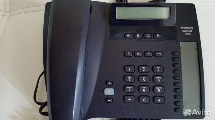 Телефонный аппарат siemens euroset 5015 черный