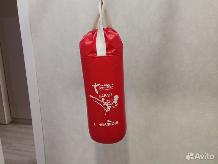 Боксерская груша детская с перчатками