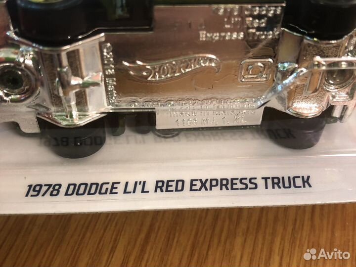 Машина Hot Wheels 1978 Dodge lil Red Express Truck