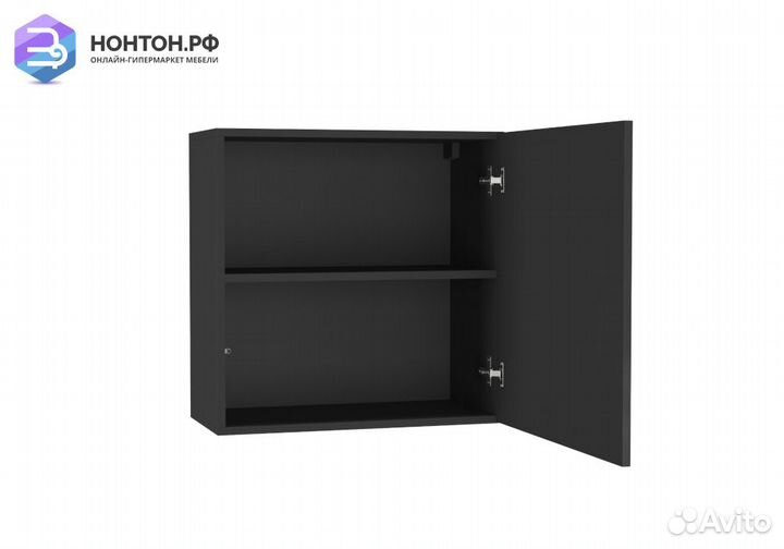 Шкаф навесной Point тип-60 черный глянец / черный