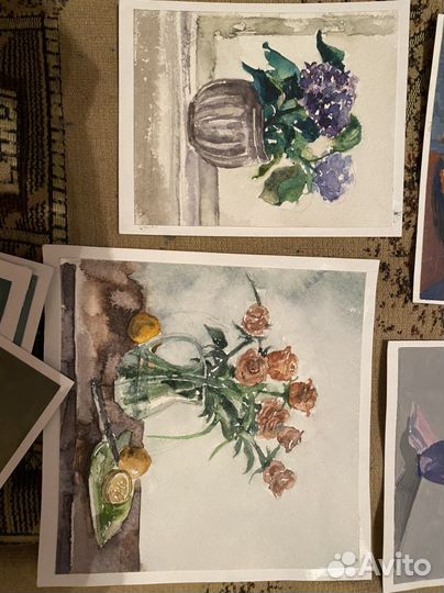 Открытки ручной работы картинки натюрморты