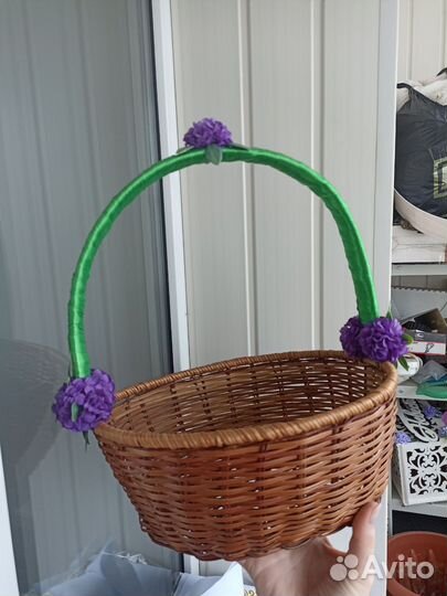 Корзина плетеная