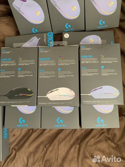 Новая игровая мышь logitech g102 оригинал