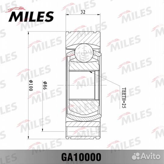 ШРУС alfa romeo 147/156/166/fiat brava/bravo/marea