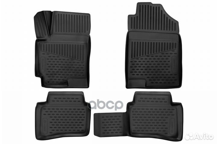 Коврики 3D в салон KIA RIO 06/2017- Сед.Хб/X-Li