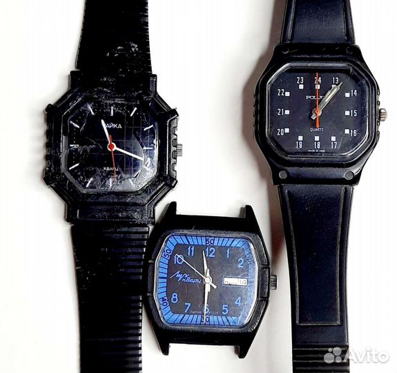 Часы мужские кварцевые 3шт. СССР