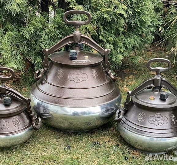 Афганский казан скороварка 20 литров Двухцветный