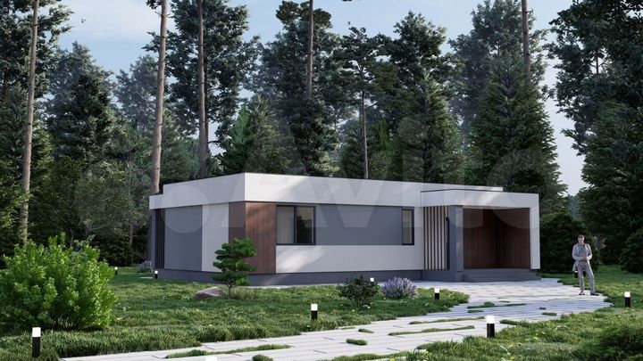 Коттедж 105 м² на участке 8,7 сот.