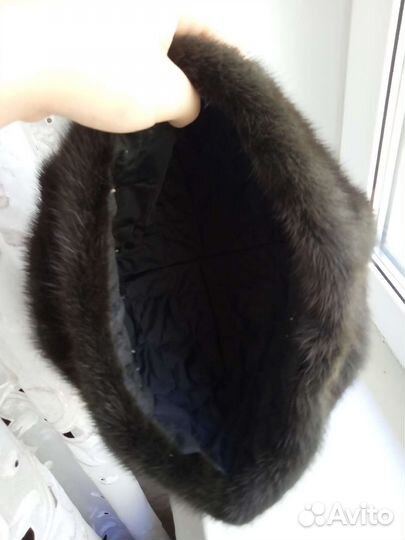 Берет норковой женский