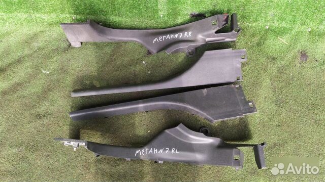 Накладки порогов салона Комплектом Renault Megane