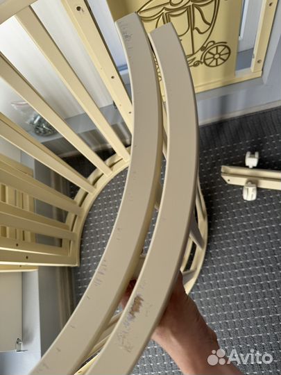 Детская кровать овальная