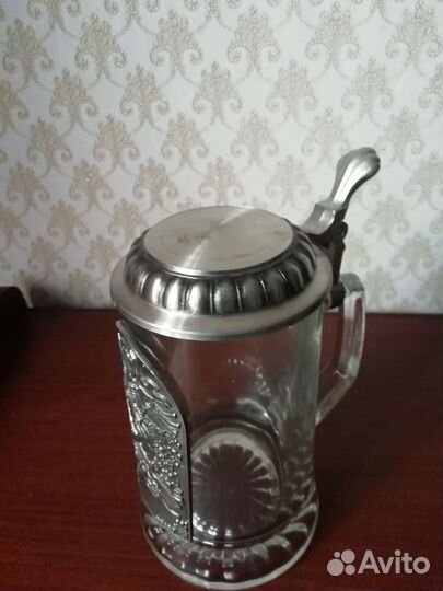 Пивная кружка Германия с крышкой