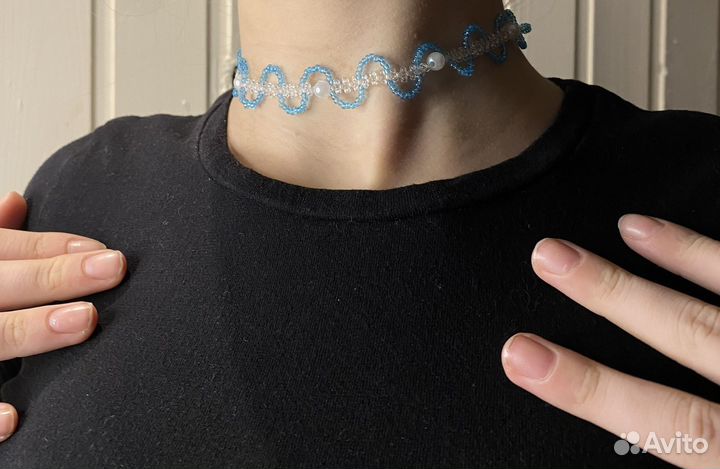 Чокер из бисера 