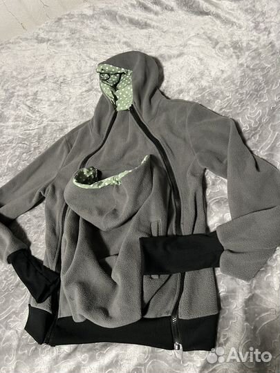 Толстовка кенгуру для мамы с малышом 50-52