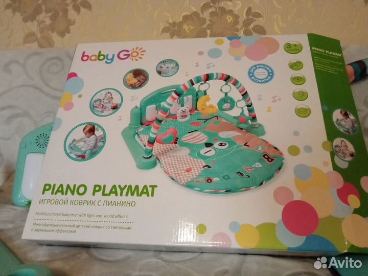 Развивающий коврик с пианино