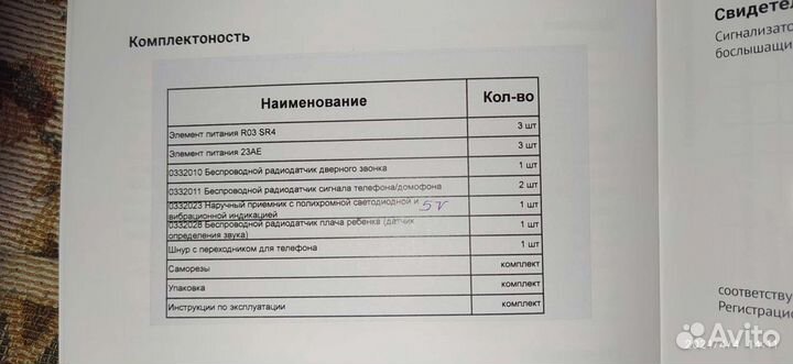 Сигнализатор звука цифровой со световой и вибрацио
