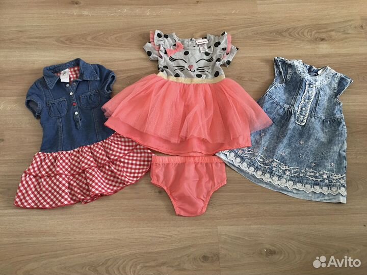 Пакет фирменных вещей на девочку 86-92 р