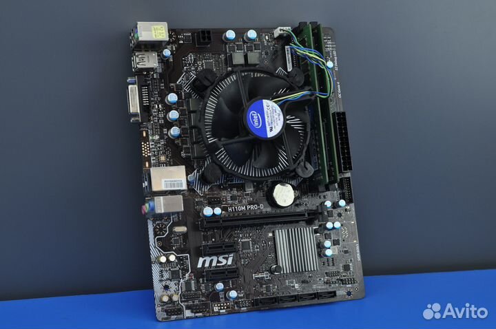 Комплект 1151/i3 6100/16gb