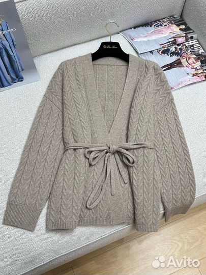 Кардиган Brunello Cucinelli коричневый