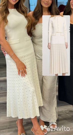 Белоснежное платье Sandro