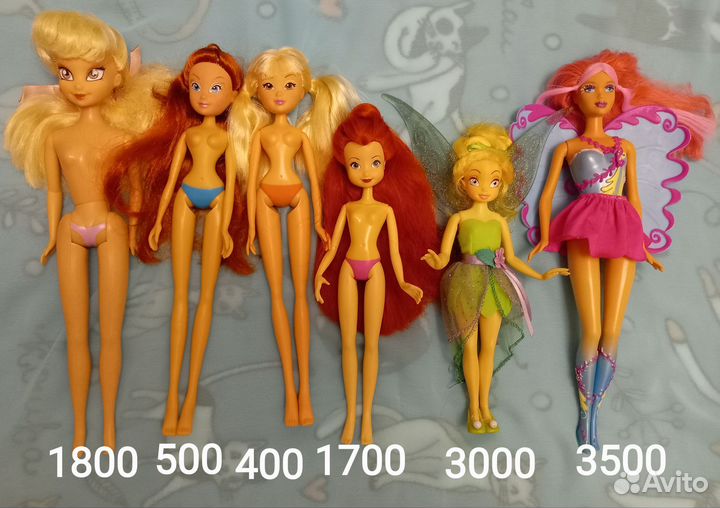 Много кукол Barbie Fairytopia Fairies Winx