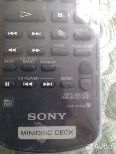 Пульт ду Sony для md дек